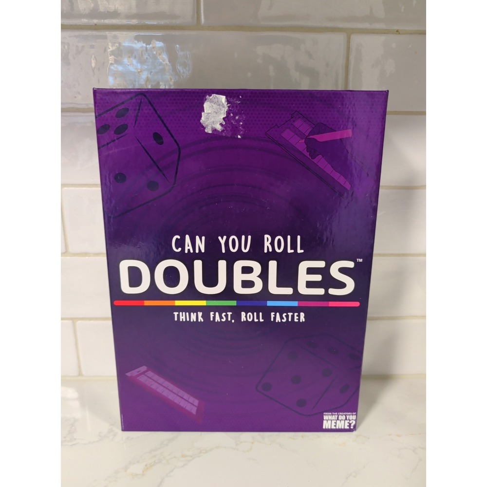 What Do You Meme Can You Roll Doubles Board Game Complete DBL410 Dice Game